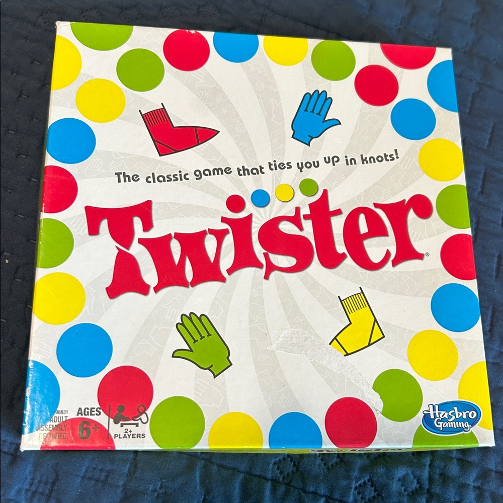 Hasbro Twister Game with Colorful Dots
